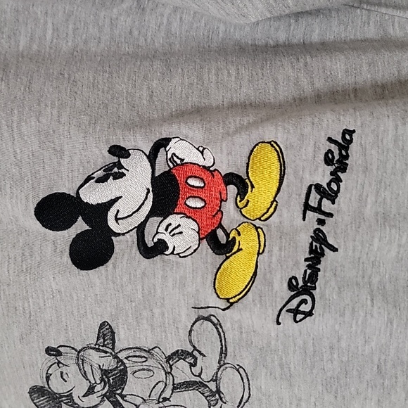 Disney Florida Mickey Mouse Graphic T Shirt Cartoon Embroidered Men's Size L - Picture 4 of 7